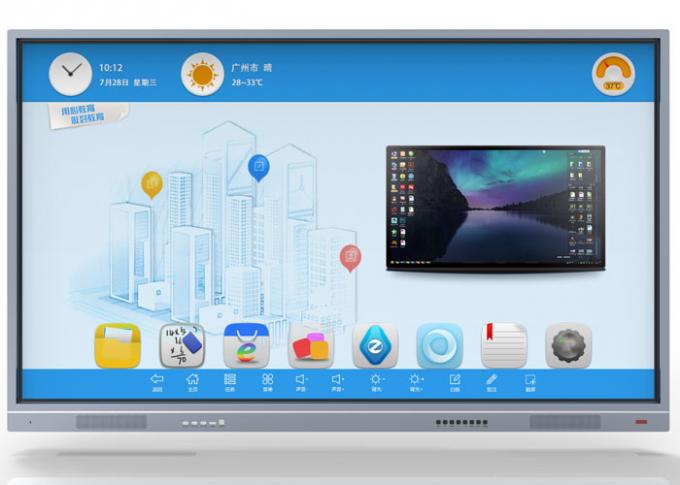Multi Languages Interactive Whiteboard Display , Smart Interactive Panel For Military