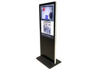 Full Hd Floor Standing LCD Advertising Display 1080P 43 Inch Energy Saving