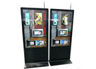 Full Hd Floor Standing LCD Advertising Display 1080P 43 Inch Energy Saving