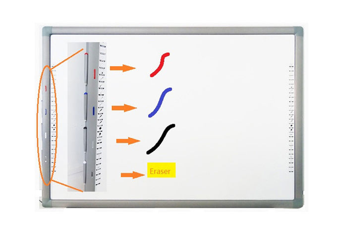 Led Smart IR Interactive Whiteboard Multi Touch For Teaching Fullscreen View