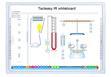 China Ultra Thin IR Interactive Whiteboard 82 Inch Fullscreen View High Compatibility factory