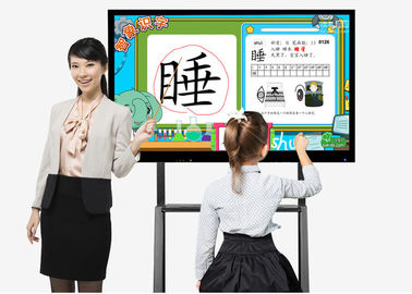 China Anti Glare Glass Interactive Screens For Education Whiteboard 3840 × 2160 Resolution factory