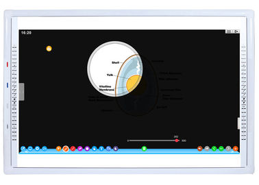 China Multi Touch Smart Board Interactive Whiteboard 2020mm X 1172mm Low Power Consumption factory